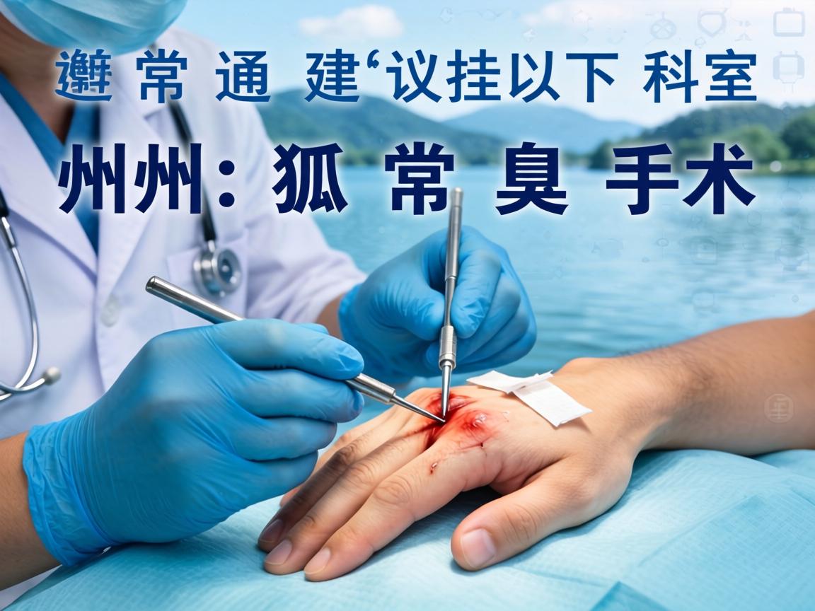 在湖州做狐臭手术，通常建议挂以下科室