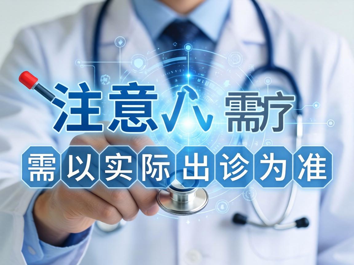 注意，需以实际出诊为准