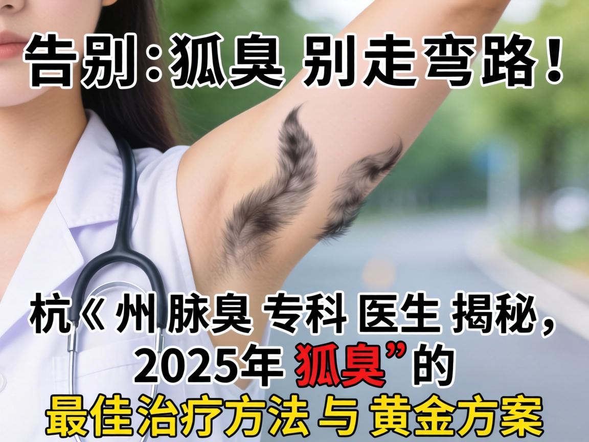 告别狐臭别走弯路！杭州腋臭专科医生揭秘，2025年狐臭的最佳治疗方法与黄金方案