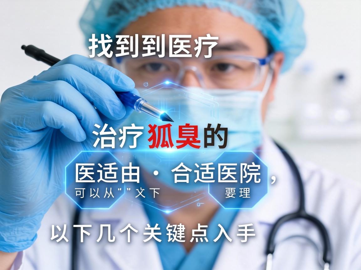 要找到治疗狐臭的合适医院，可以从以下几个关键点入手