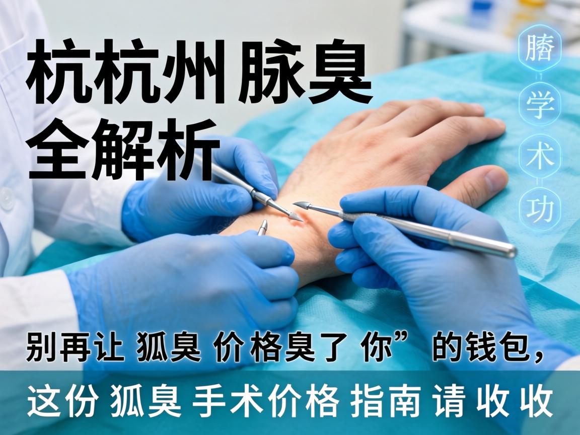 杭州腋臭手术价格全解析，别再让狐臭价格臭了你的钱包，这份狐臭手术价格指南请收好
