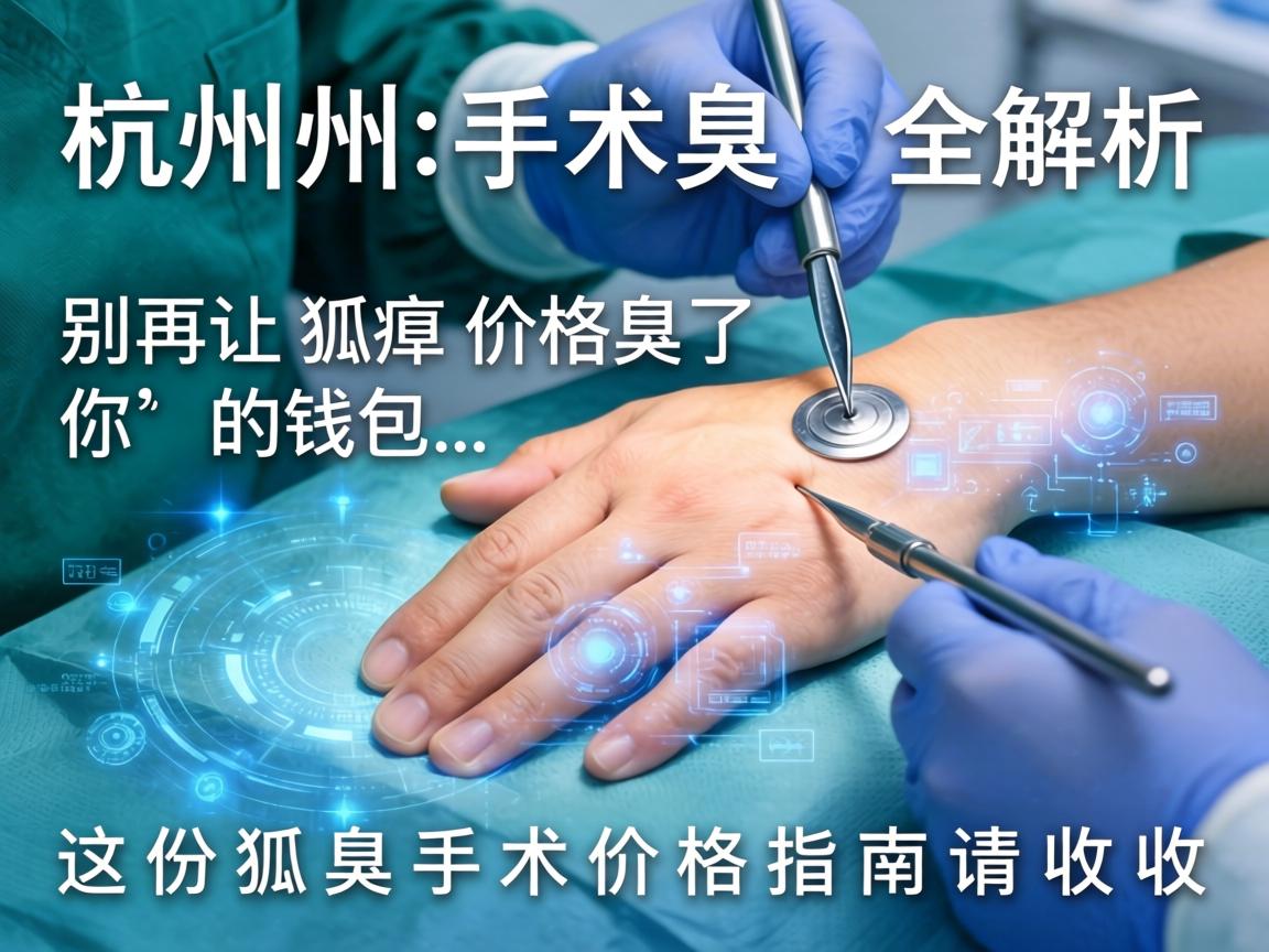 杭州腋臭手术价格全解析，别再让狐臭价格臭了你的钱包，这份狐臭手术价格指南请收好