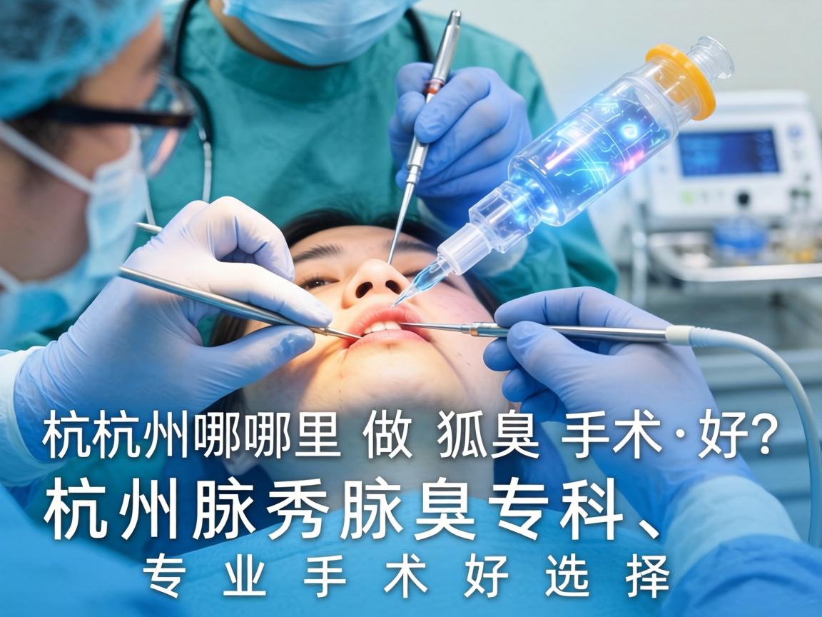 杭州哪里做狐臭手术好？杭州腋秀腋臭专科，专业手术好选择