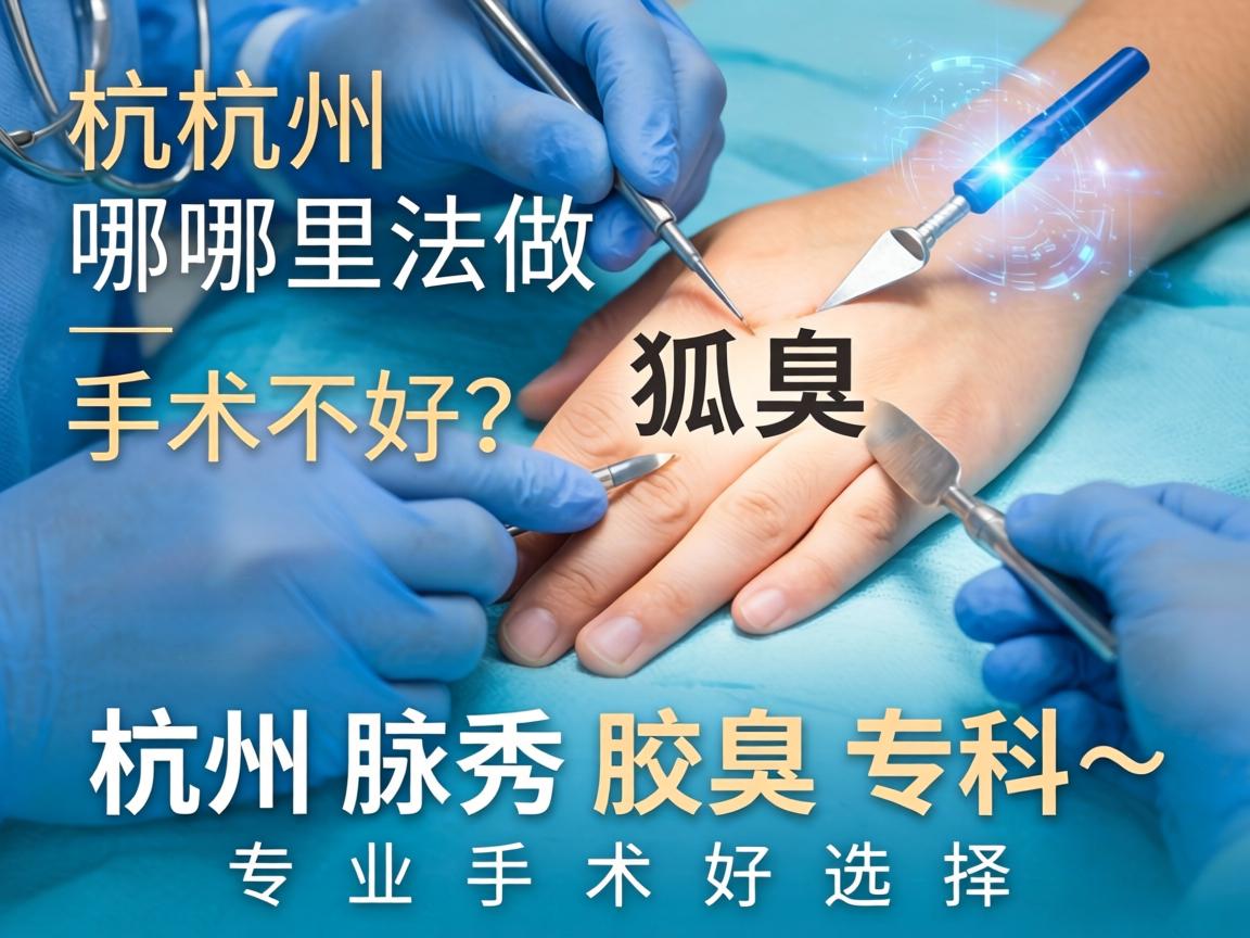 杭州哪里做狐臭手术好？杭州腋秀腋臭专科，专业手术好选择