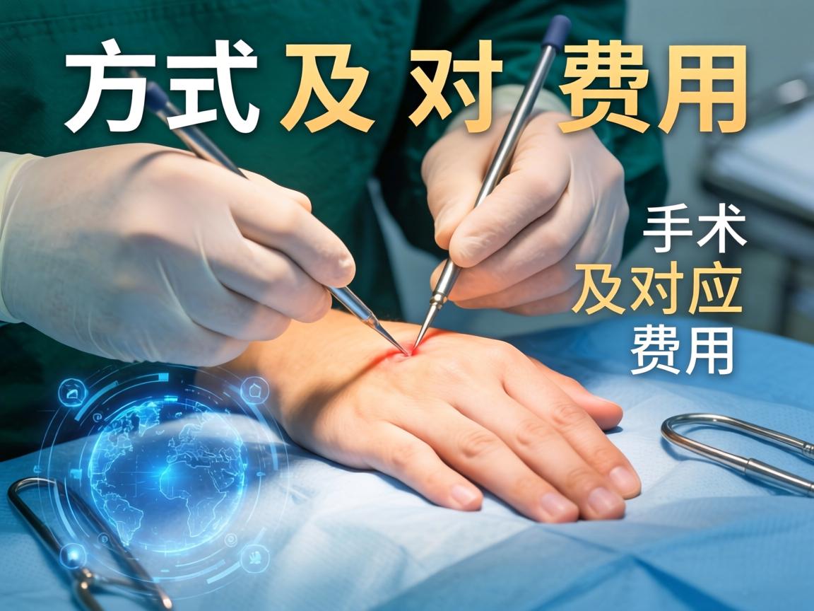 主要手术方式及对应费用