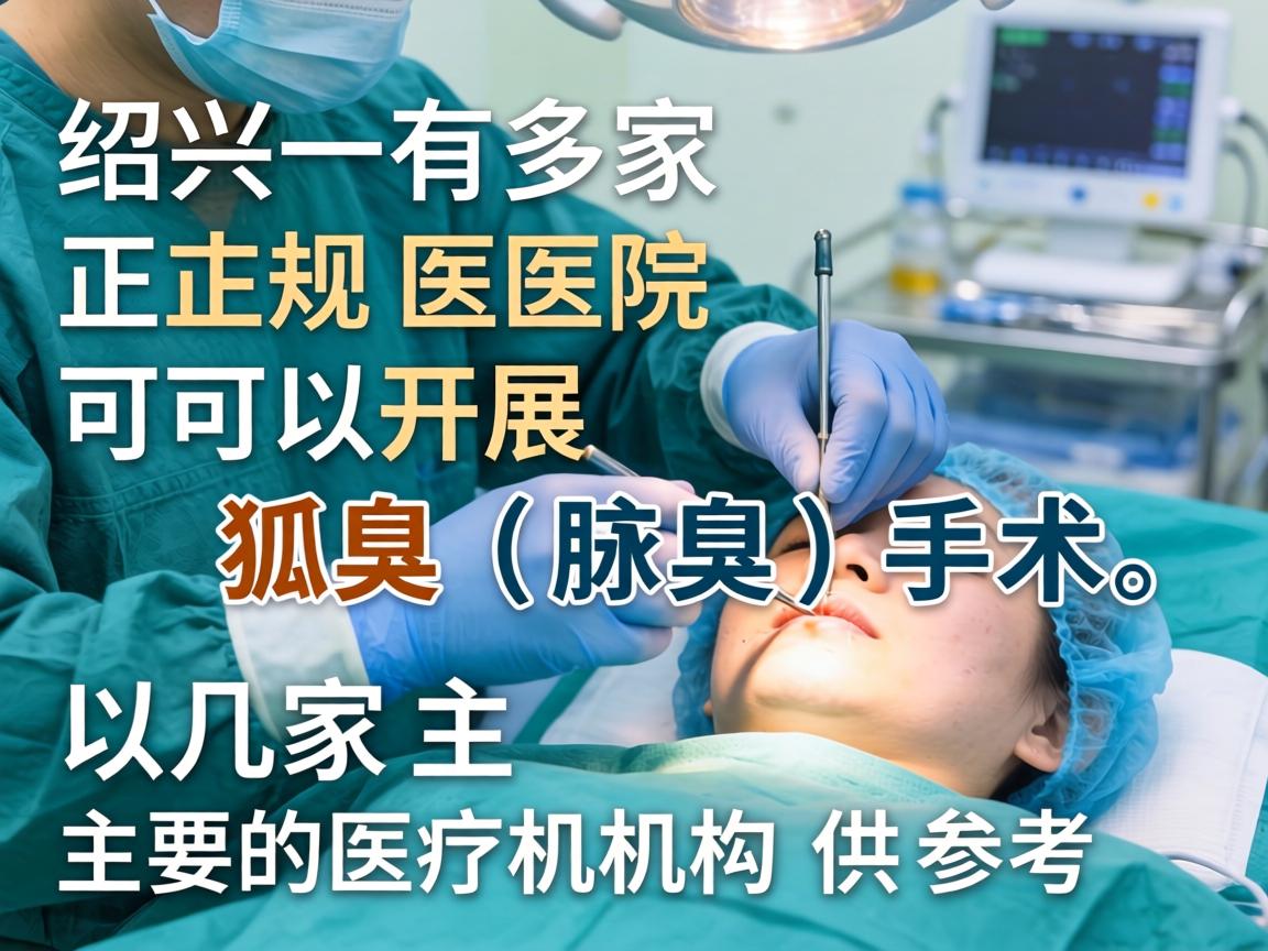 在绍兴，有多家正规医院可以开展狐臭（腋臭）手术。以下是几家主要的医疗机构供参考