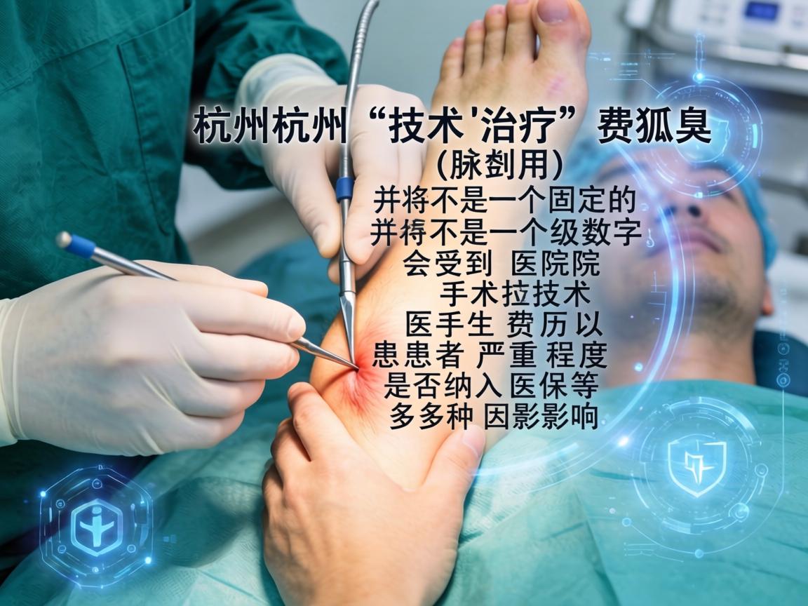 在杭州进行狐臭（腋臭）手术治疗的费用并不是一个固定的数字，它会受到医院级别、手术技术、医生资历、患者严重程度以及是否纳入医保等多种因素的影响
