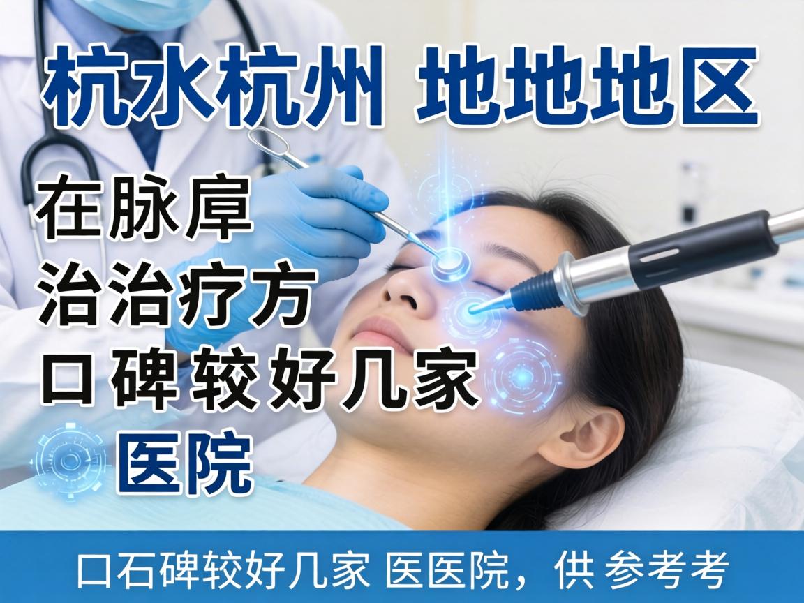以下是杭州地区在腋臭治疗方面口碑较好的几家医院，供参考