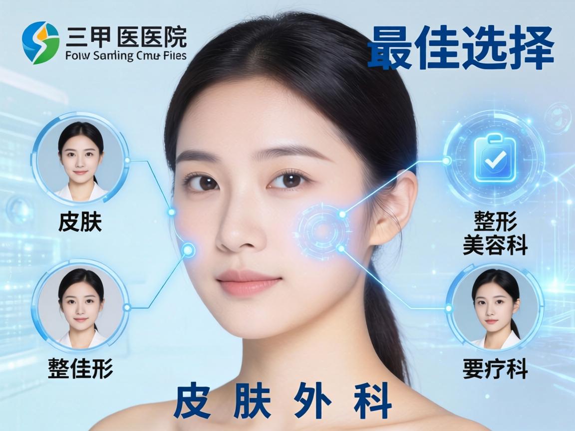 最佳选择，三甲医院整形美容科 皮肤外科