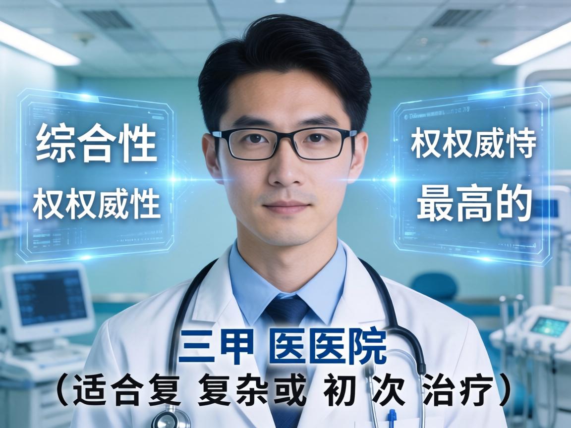 综合性和权威性最高的三甲医院（适合复杂或初次治疗）