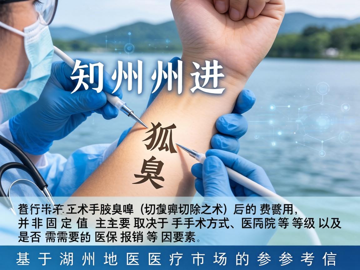 在湖州进行狐臭手术（腋臭切除术）的费用并非固定值，主要取决于手术方式、医院等级以及是否需要医保报销等因素。以下是基于湖州地区医疗市场的参考信息