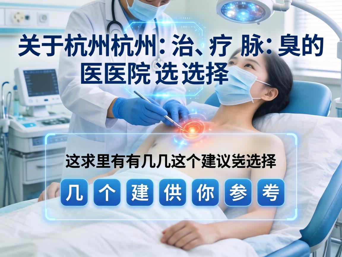 关于杭州治疗腋臭的医院选择，这里有几个建议供你参考