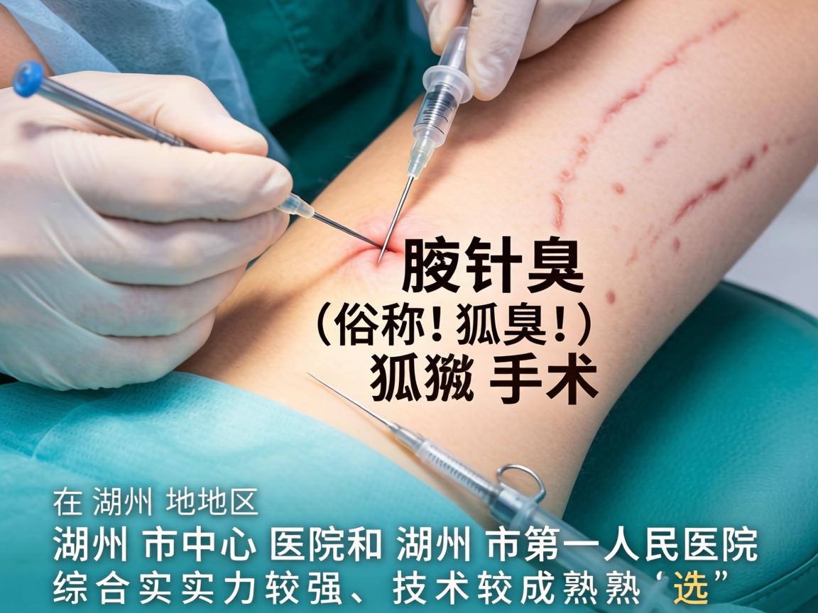 针对您提到的腋臭（俗称狐臭）手术，在湖州地区，湖州市中心医院和湖州市第一人民医院是综合实力较强、技术较成熟的选择