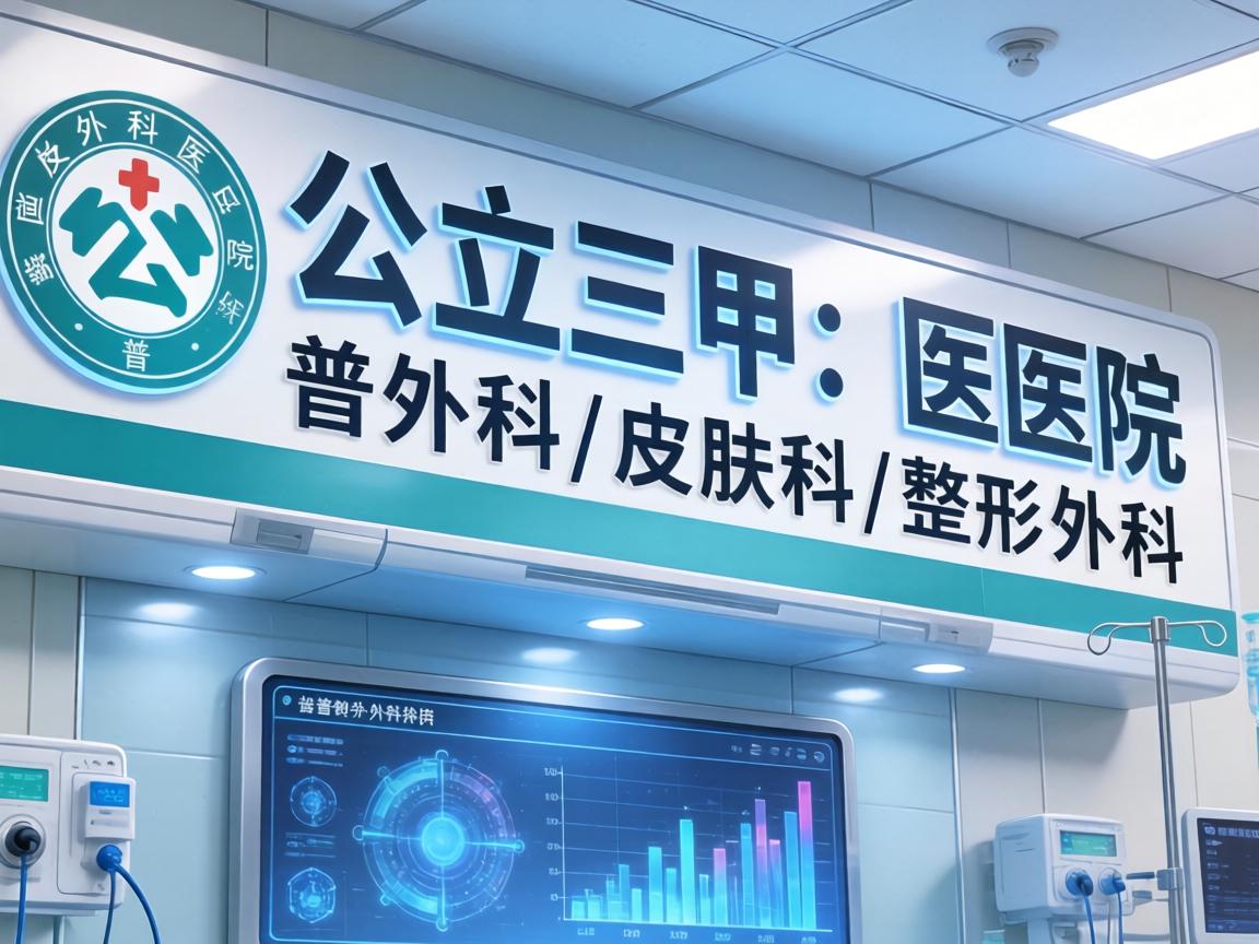公立三甲医院（普外科/皮肤科/整形外科）