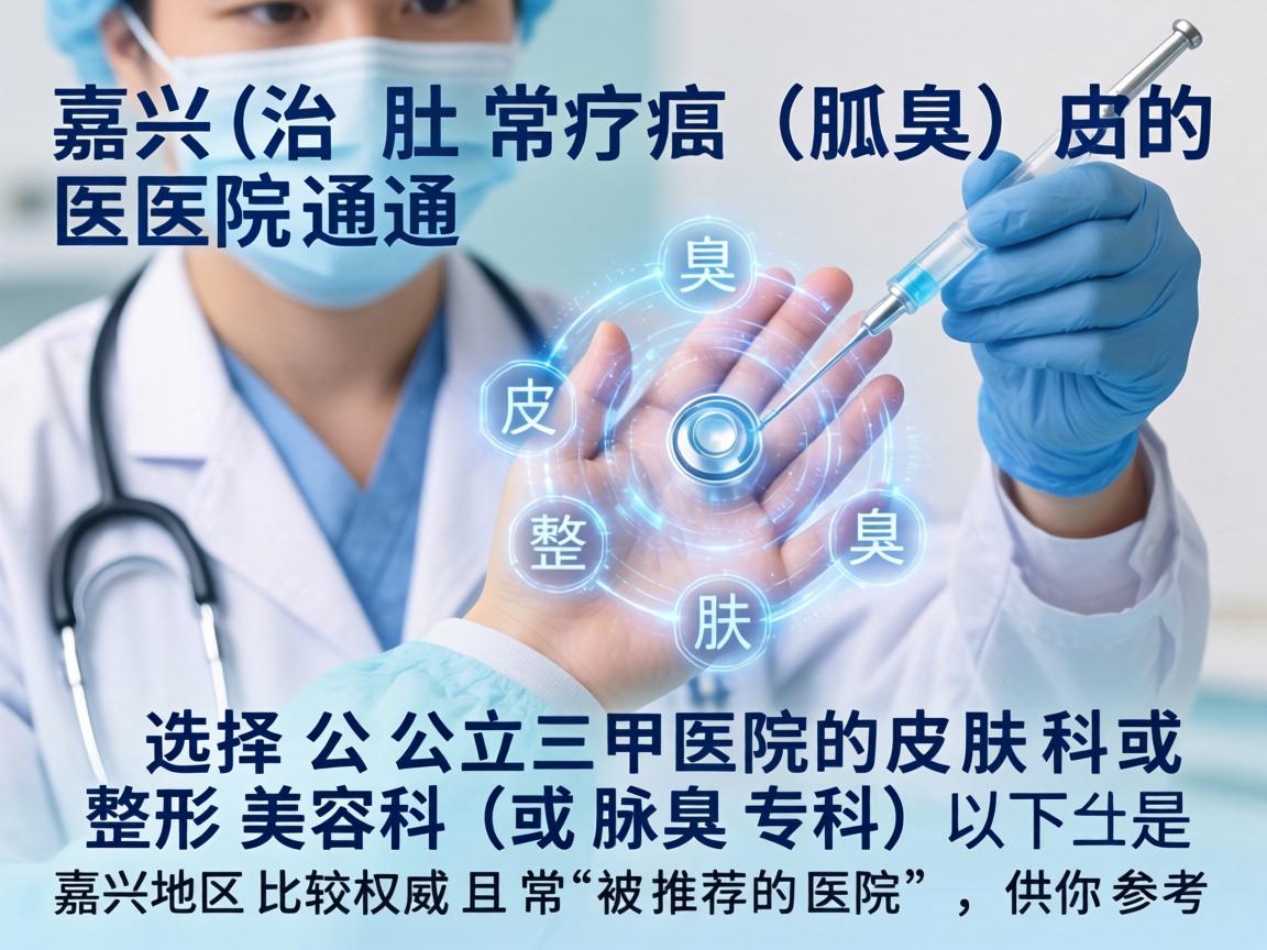 在嘉兴，治疗狐臭（腋臭）的医院通常选择公立三甲医院的皮肤科或整形美容科（或腋臭专科）以下是嘉兴地区比较权威且常被推荐的医院，供你参考