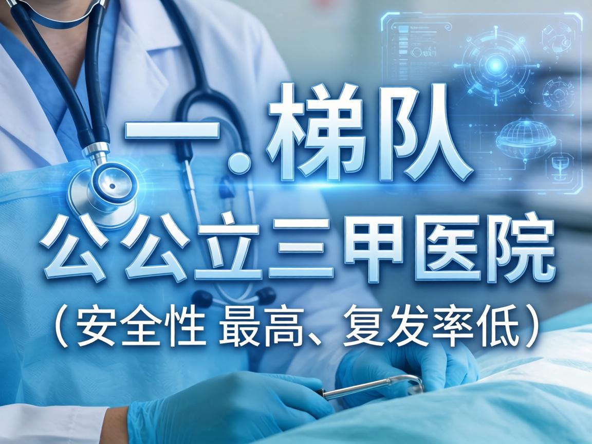 第一梯队，公立三甲医院（安全性最高、复发率低）