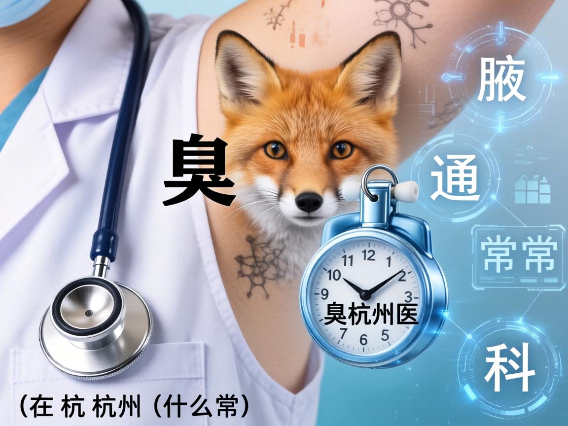 狐臭（腋臭）在杭州通常挂什么科？