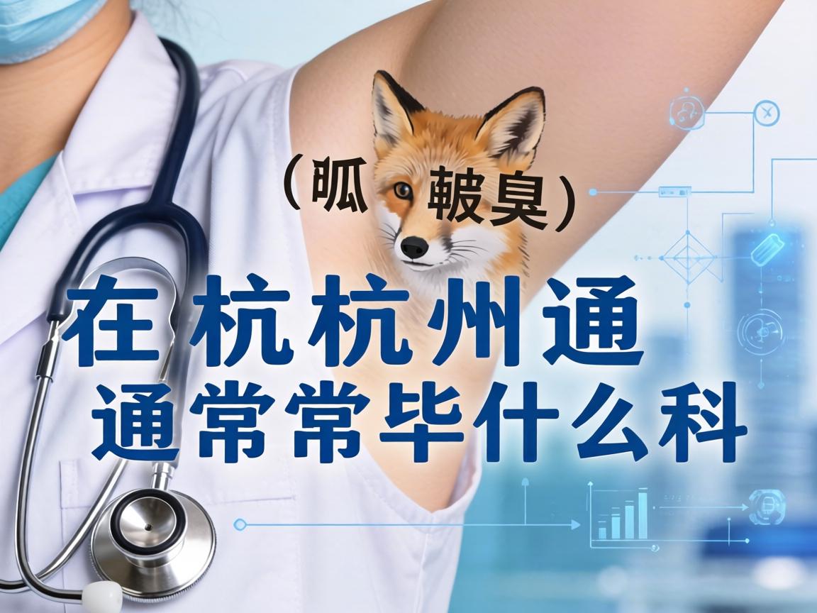 狐臭（腋臭）在杭州通常挂什么科？