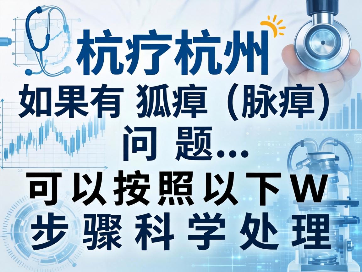在杭州如果有狐臭（腋臭）问题，可以按照以下步骤科学处理