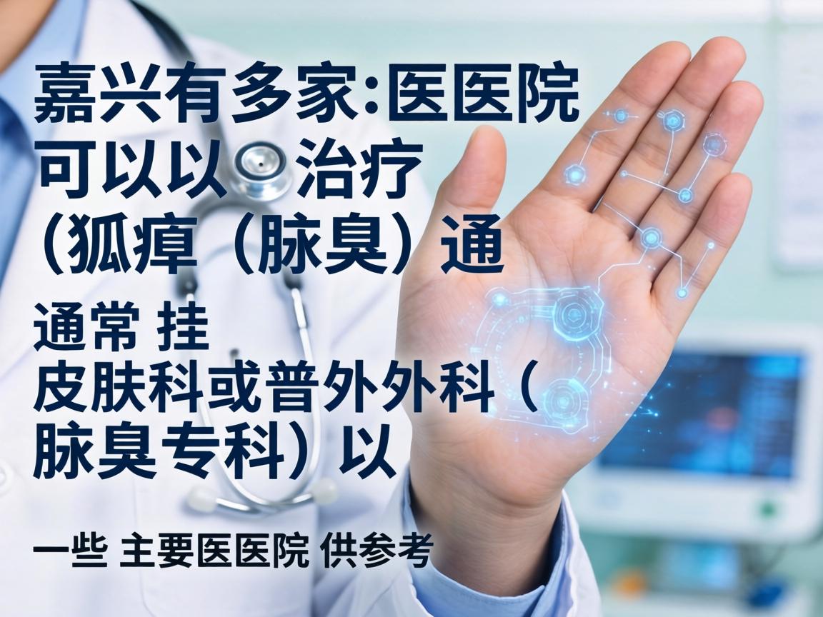 嘉兴有多家医院可以治疗狐臭（腋臭）通常挂皮肤科或普外科（腋臭专科）以下是一些主要医院供参考