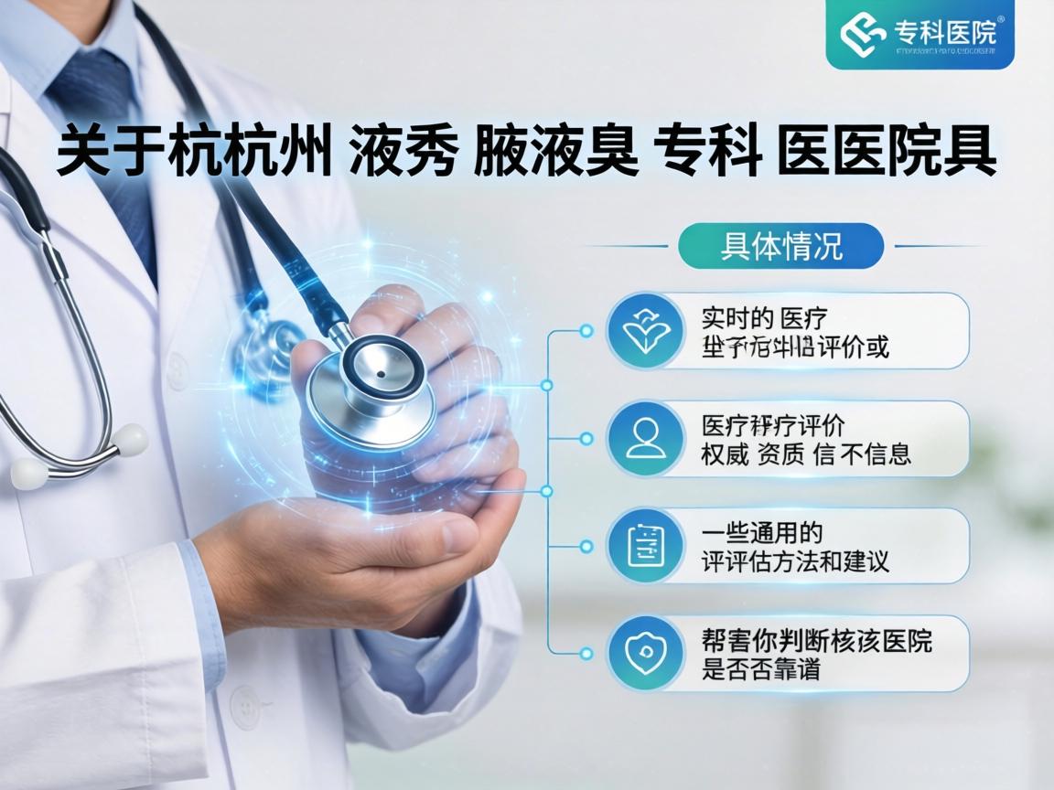 关于杭州液秀腋臭专科医院的具体情况，我无法提供实时的医疗评价或权威资质信息。不过，我可以为你提供一些通用的评估方法和建议，帮助你判断该医院是否靠谱