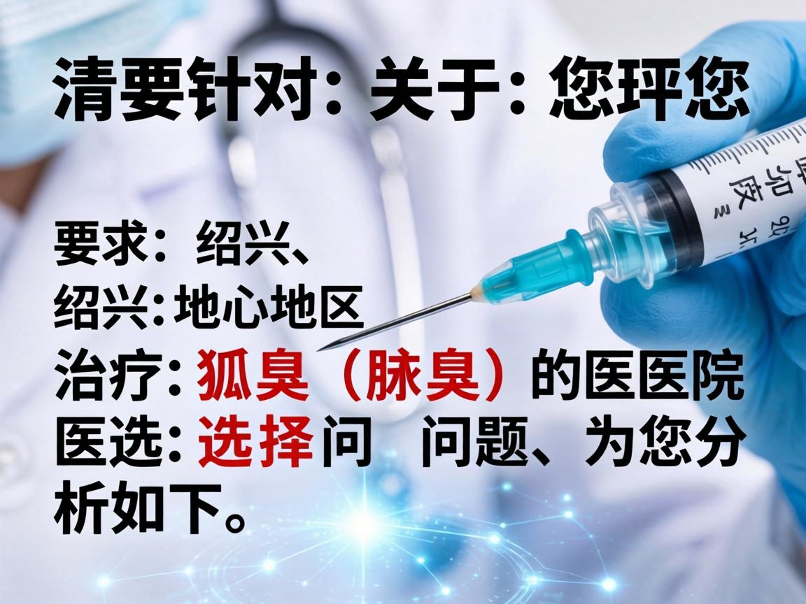针对您关于绍兴地区治疗狐臭(腋臭)的医院选择问题,为您分析如下 针对您关于绍兴地区治疗狐臭(腋臭)的医院选择问题,为您分析如下