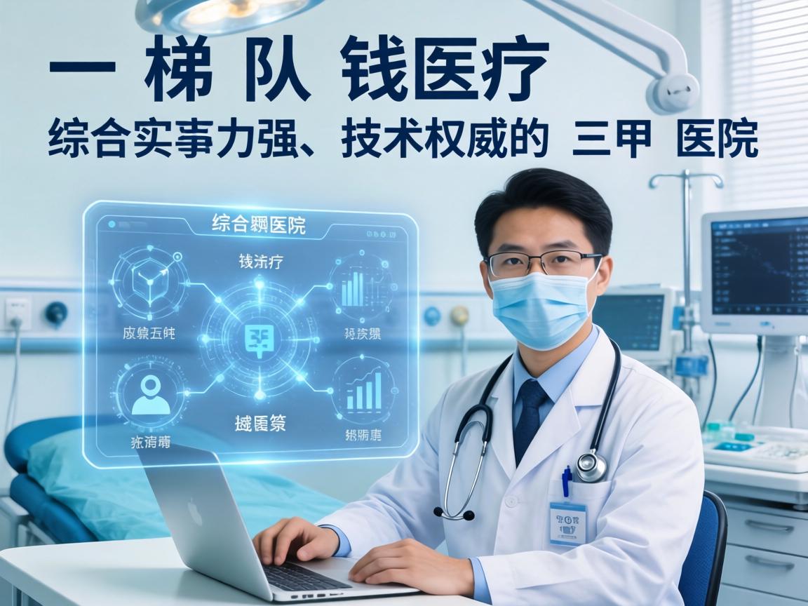 第一梯队，综合实力强、技术权威的三甲医院