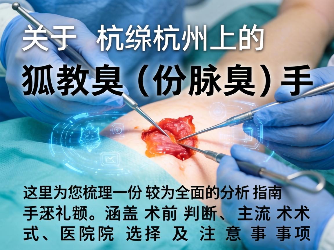 关于杭州的狐臭（腋臭）手术，这里为您梳理一份较为全面的分析指南，涵盖术前判断、主流术式、医院选择及注意事项