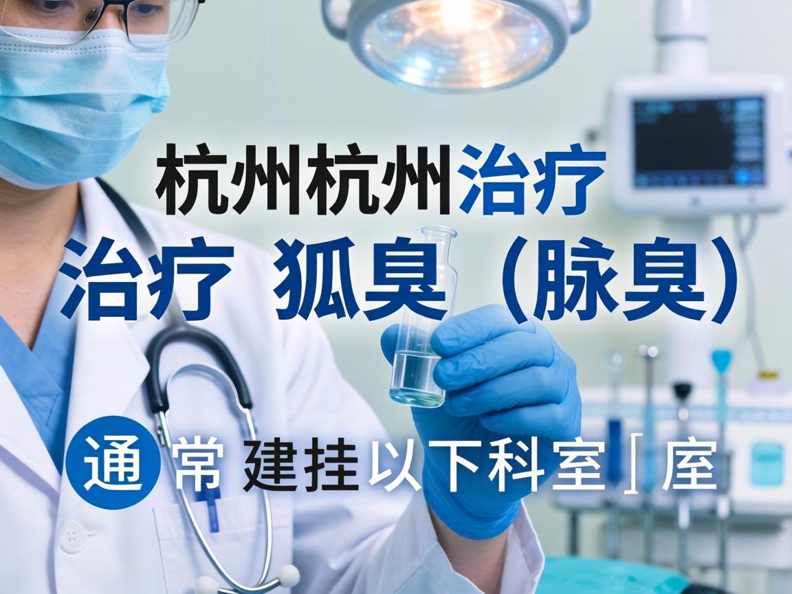 在杭州，治疗狐臭（腋臭）通常建议挂以下科室