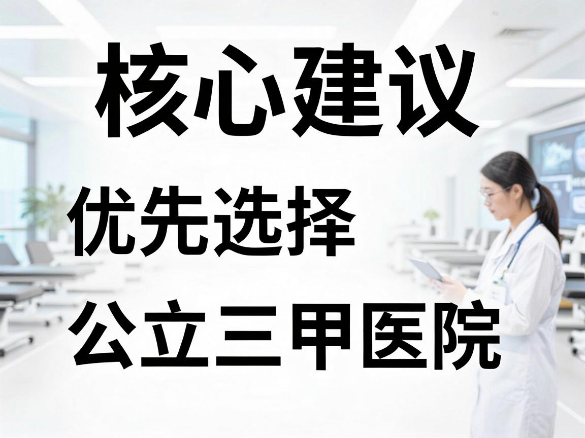 核心建议，优先选择公立三甲医院