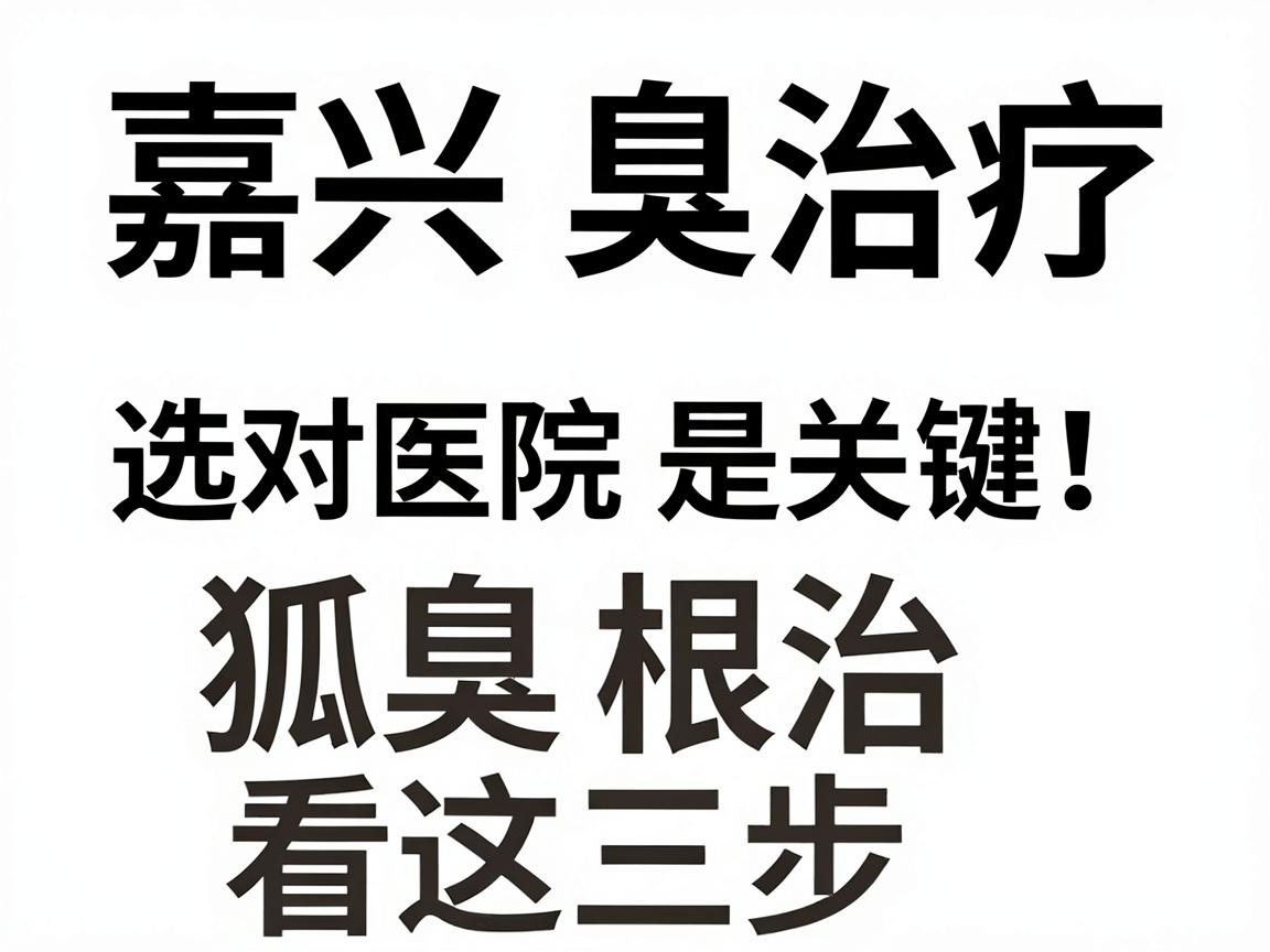 嘉兴狐臭治疗，选对医院是关键，狐臭根治看这三步