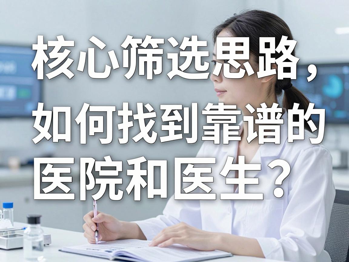核心筛选思路，如何找到靠谱的医院和医生？