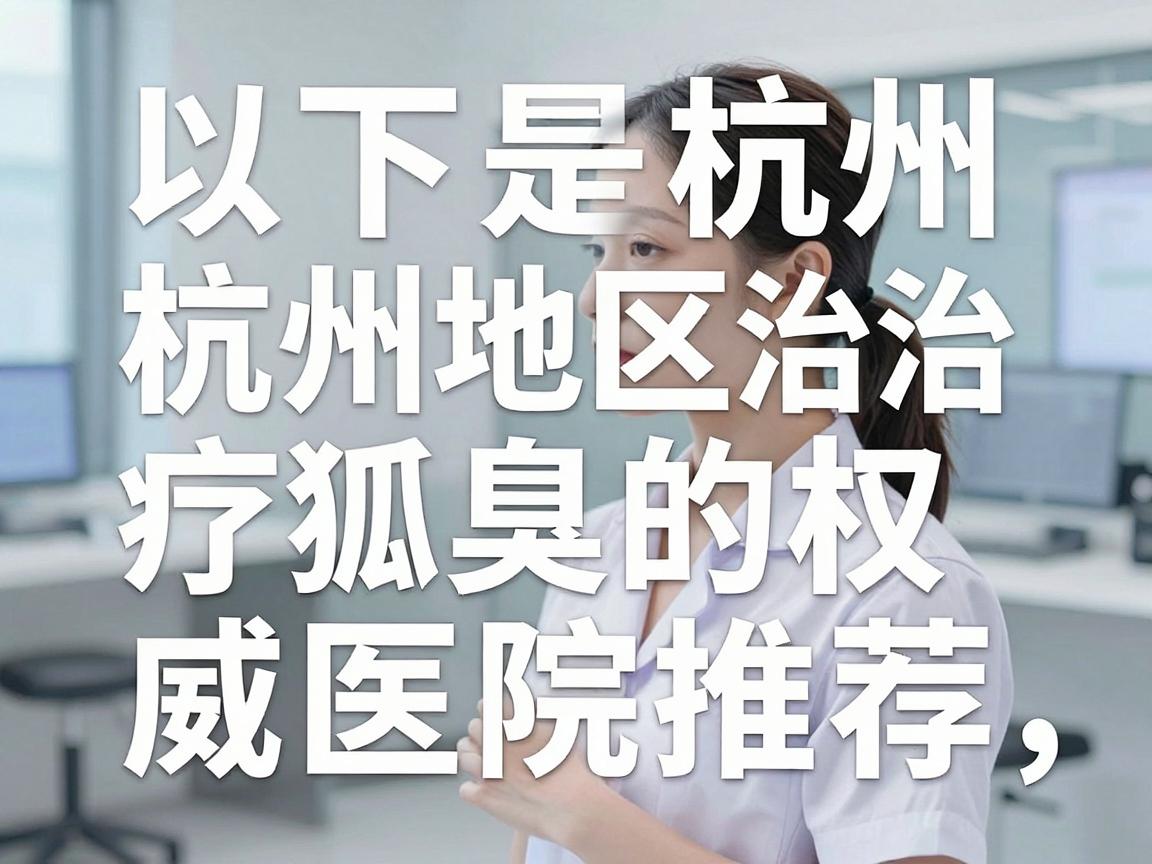 以下是杭州地区治疗狐臭的权威医院推荐，您可以根据自己的情况选择