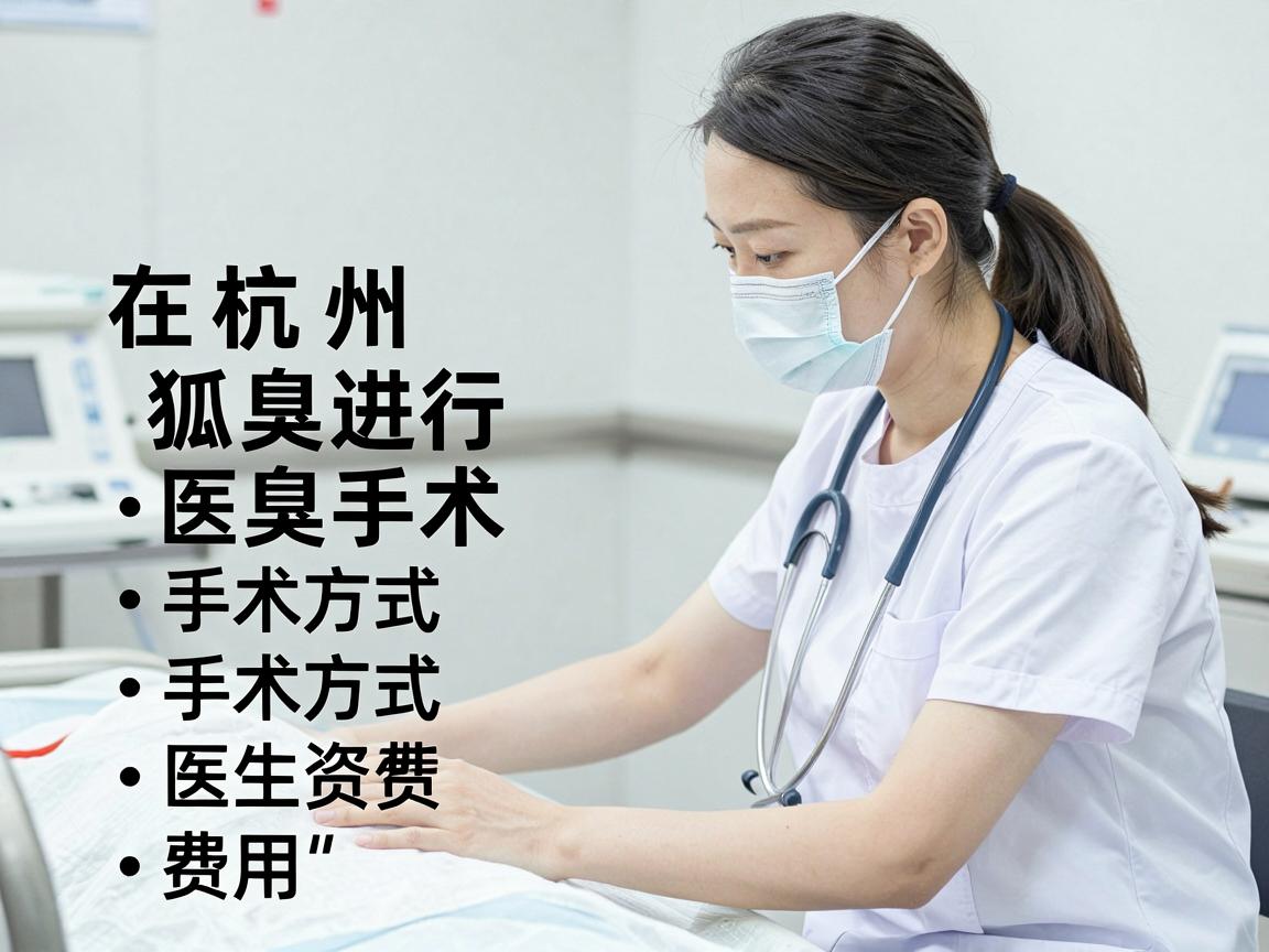 在杭州进行狐臭手术的费用因医院等级、手术方式、医生资质及患者具体情况（如异味严重程度、腋下面积大小）等因素差异较大。以下是一份大致的费用范围供参考