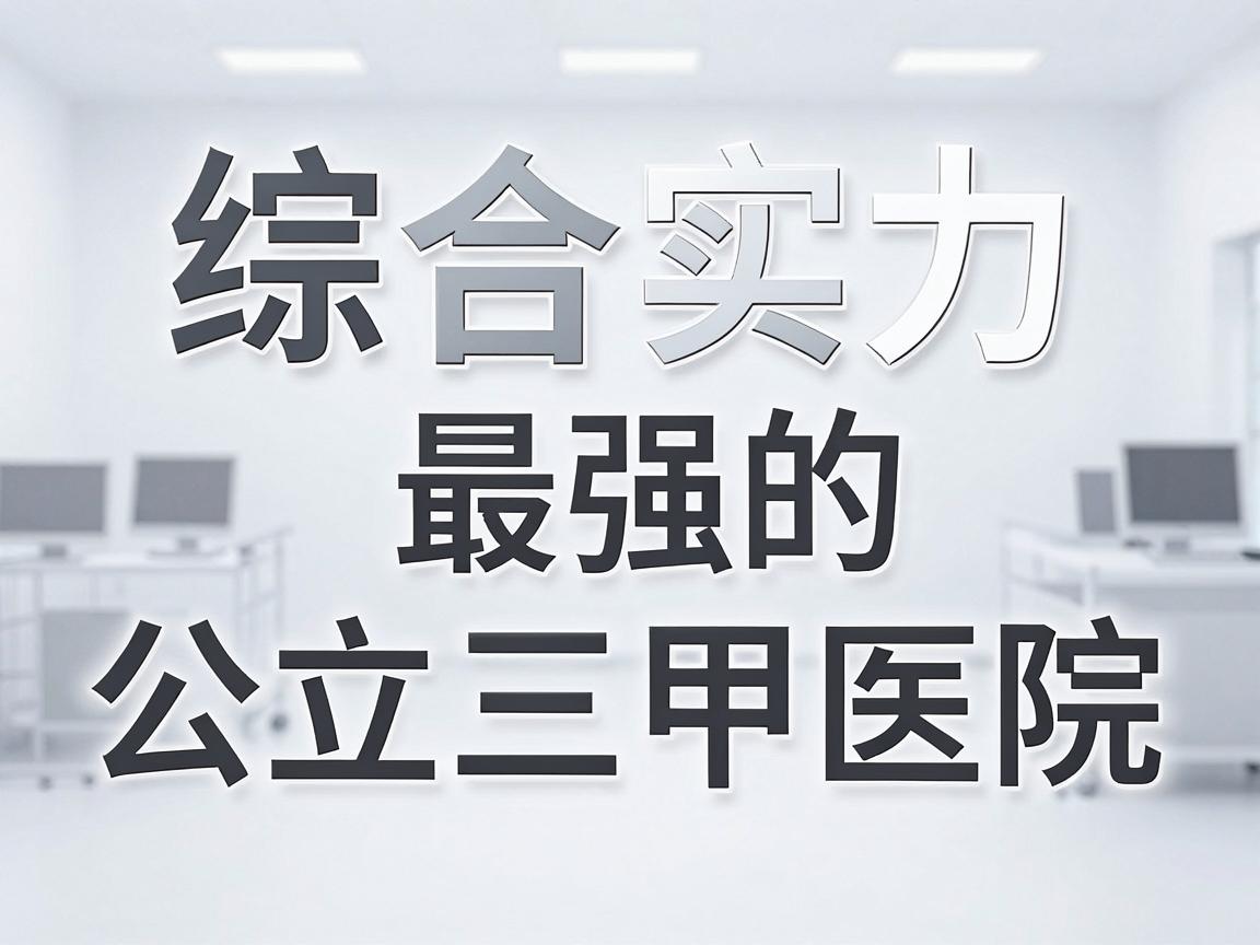 综合实力最强的公立三甲医院