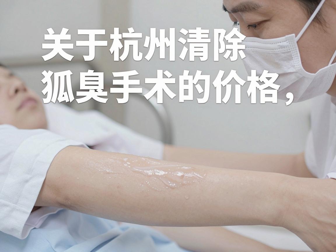 关于杭州清除狐臭手术的价格，这并没有一个固定的统一标准，费用会根据手术方式、医院等级、医生资质、患者腋臭严重程度以及是否单侧/双侧等多种因素产生较大差异