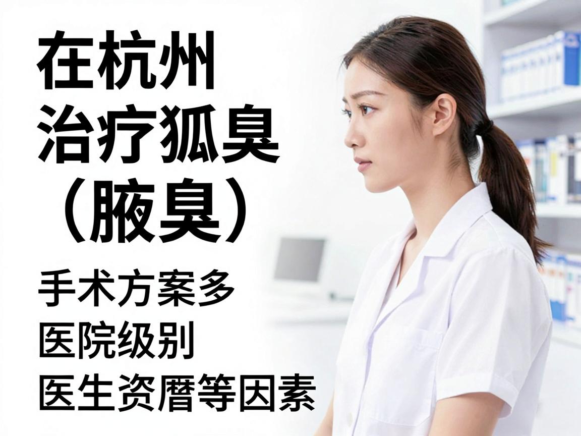 在杭州，治疗狐臭（腋臭）的医院选择较多，价格因手术方式、医院级别、医生资历等因素差异较大。以下是一些常见情况及费用参考