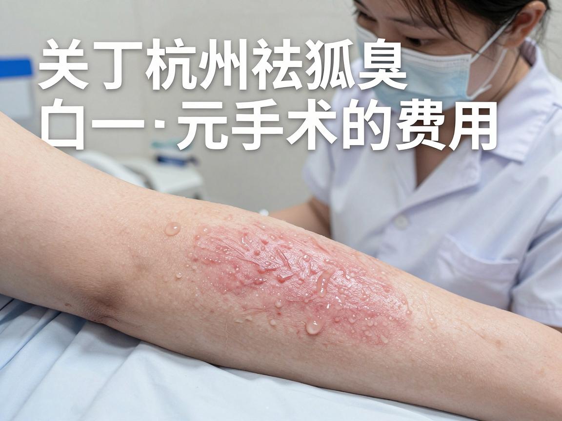 关于杭州祛狐臭手术的费用，这里先给你一个大致的参考范围，在杭州的正规医院，单侧腋臭手术的价格通常在 3000元到8000元 之间，如果是双侧一起做，总费用一般在 6000元到15000元 左右