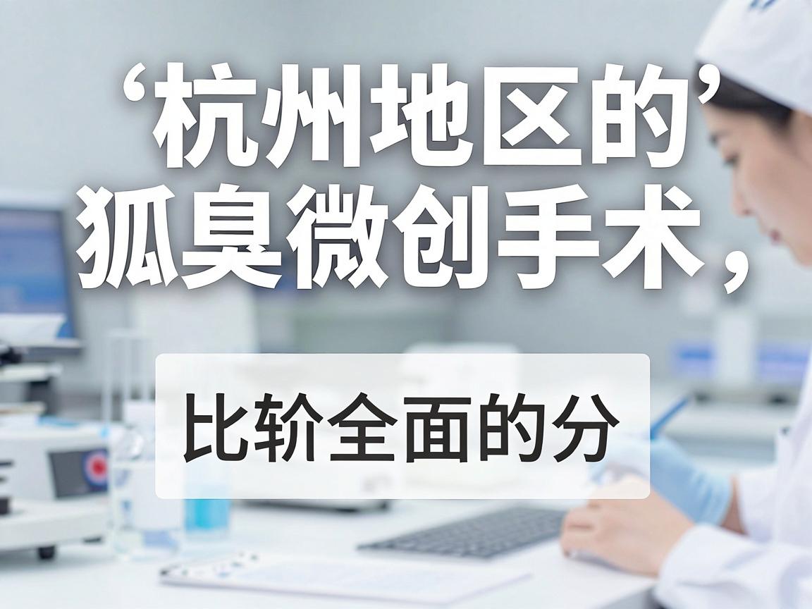 针对杭州地区的狐臭微创手术,这里提供一份比较全面的信息指南,希望能帮助你做出明智的选择 针对杭州地区的狐臭微创手术,这里提供一份比较全面的信息指南,希望能帮助你做出明智的选择