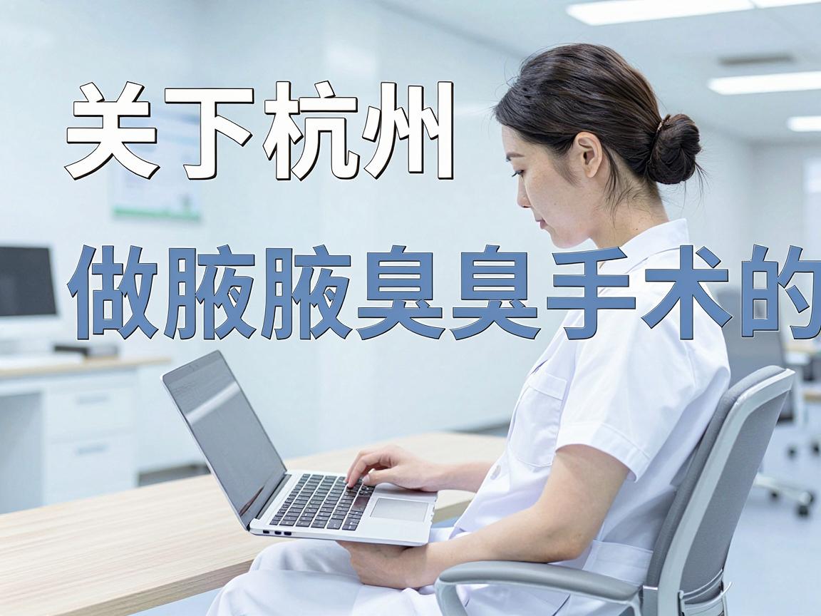 关于杭州做腋臭手术的医院选择，这确实是一个需要谨慎对待的医疗决策。以下是一些关键维度的分析和建议，希望能帮助你做出适合自己的判断