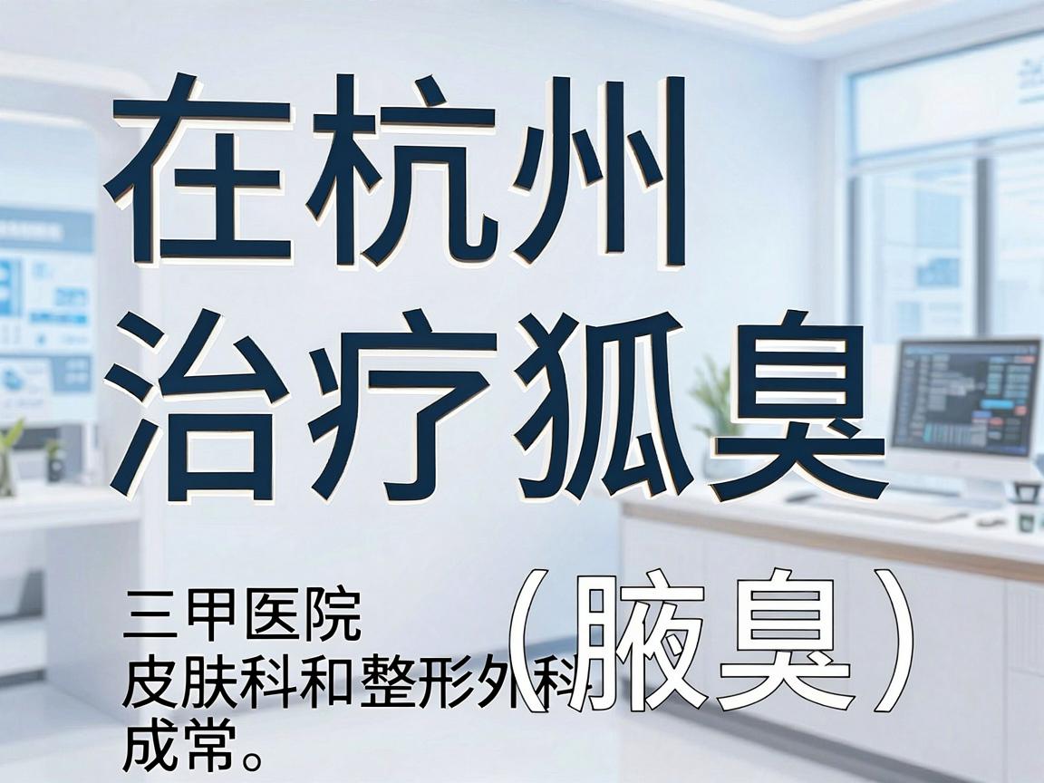 在杭州，治疗狐臭（腋臭）三甲医院的皮肤科和整形外科都非常成熟。以下是几家口碑较好、技术先进的医院推荐，你可以根据自己的情况选择