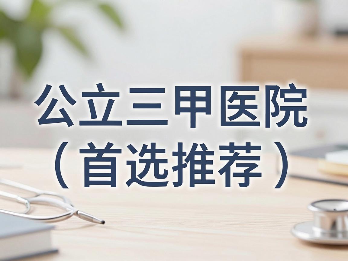 公立三甲医院（首选推荐）