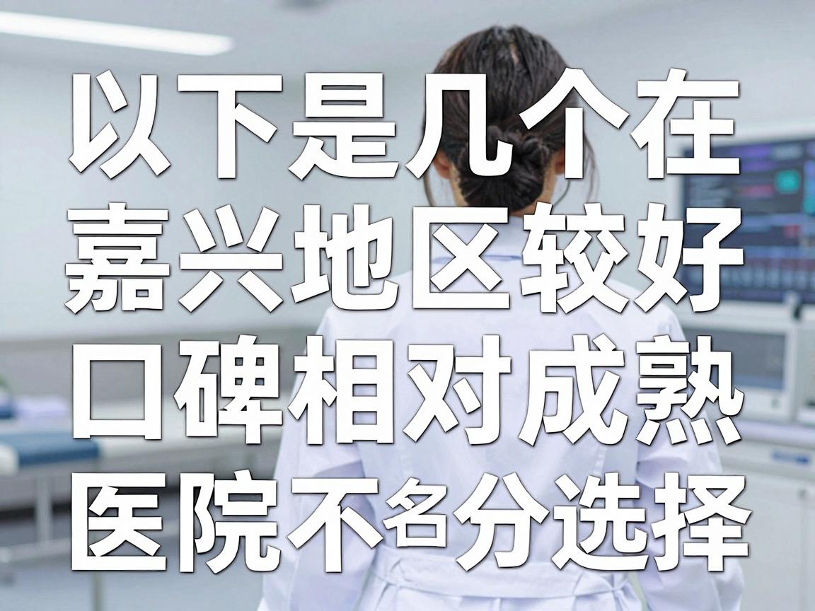 以下是几个在嘉兴地区口碑较好、技术相对成熟的医院选择（排名不分先后）
