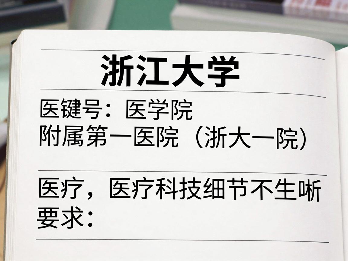 浙江大学医学院附属第一医院(浙大一院) 浙江大学医学院附属第一医院(浙大一院)