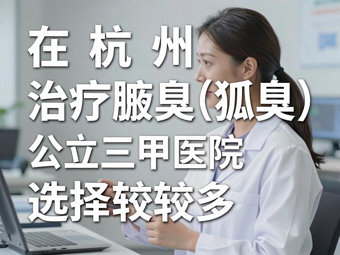 在杭州，治疗腋臭（狐臭）的医院选择较多，公立三甲医院的皮肤科或整形外科通常是比较可靠的选择。以下是几家在杭州口碑较好、技术相对成熟的医院推荐及分析，供参考