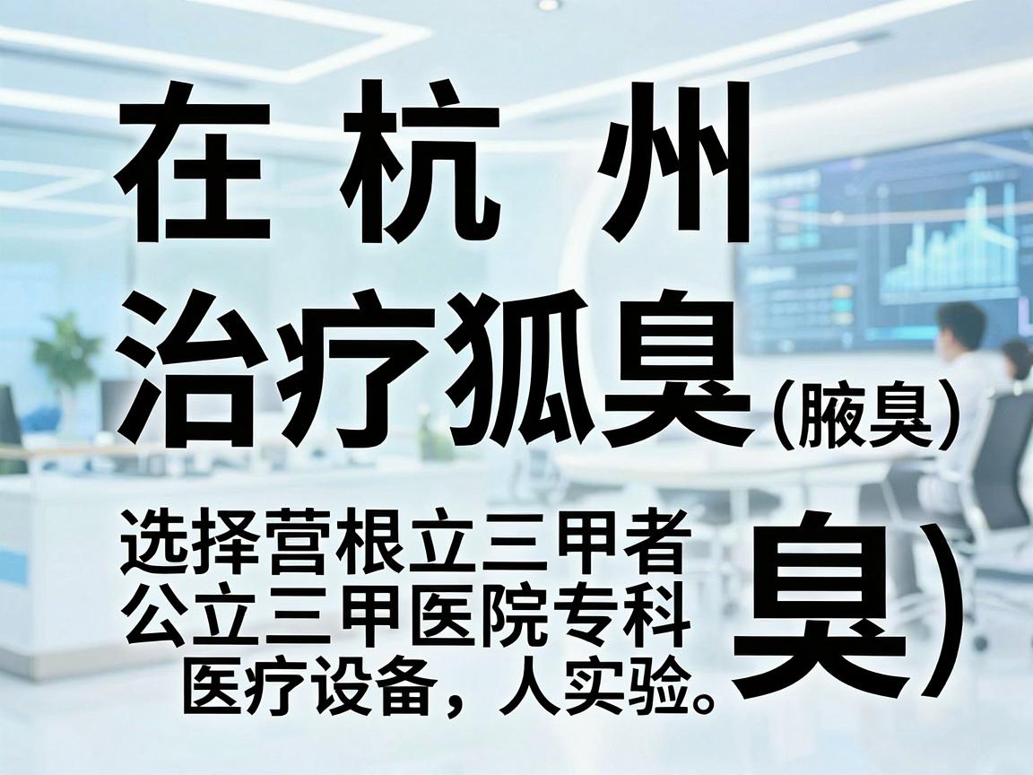在杭州，治疗狐臭（腋臭）的医院选择较多，但没有官方排名，因为医疗效果和患者体验因人而异。为了帮你做出更合适的决定，以下是根据公立三甲医院专科实力、医疗设备及患者口碑整理的参考信息