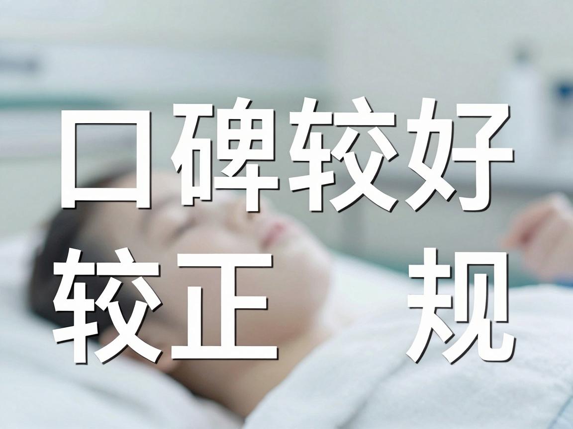 口碑较好、较正规