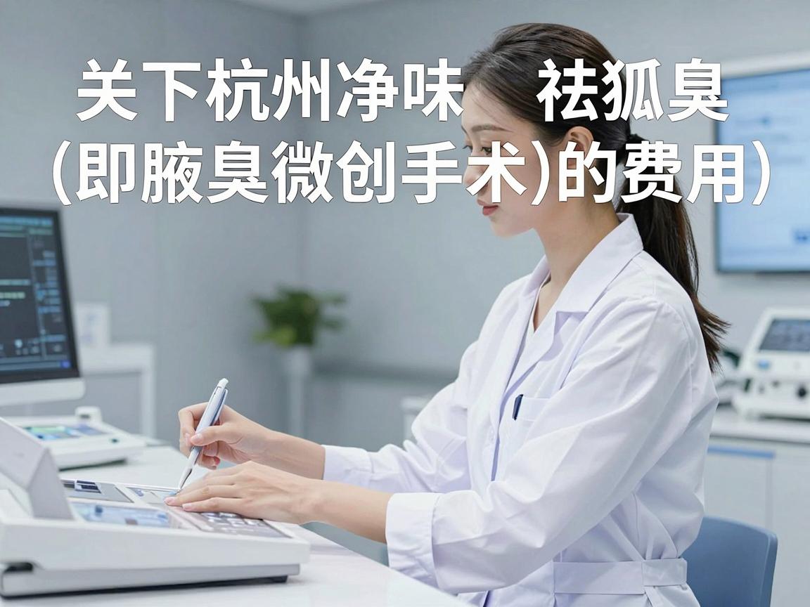 关于杭州净味祛狐臭（即腋臭微创手术）的费用，需要明确一点，价格并非固定，通常在 3000 元 15000 元之间，具体取决于你所选择的医院、手术技术以及个人腋臭的严重程度