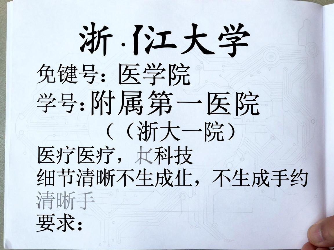 浙江大学医学院附属第一医院（浙大一院）