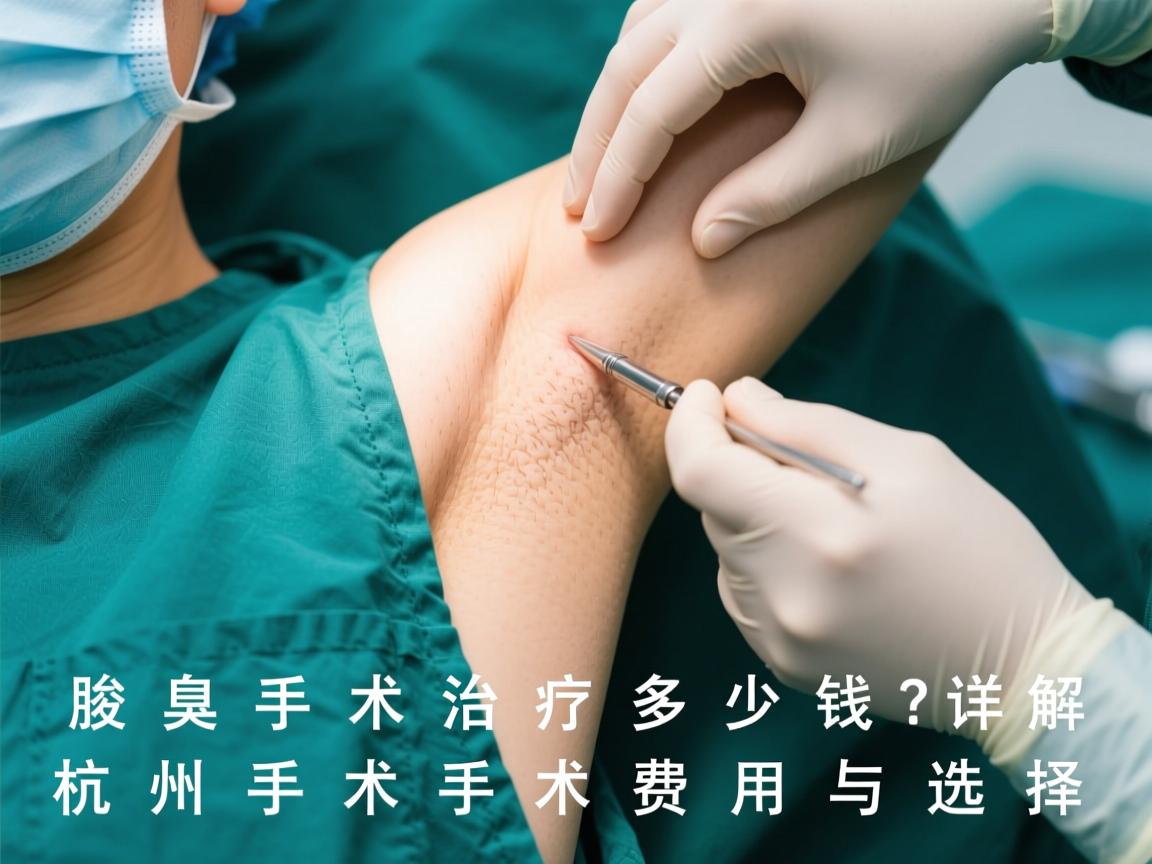 杭州腋臭手术治疗多少钱?详解杭州腋臭手术费用与选择 杭州腋臭手术治疗多少钱?详解杭州腋臭手术费用与选择